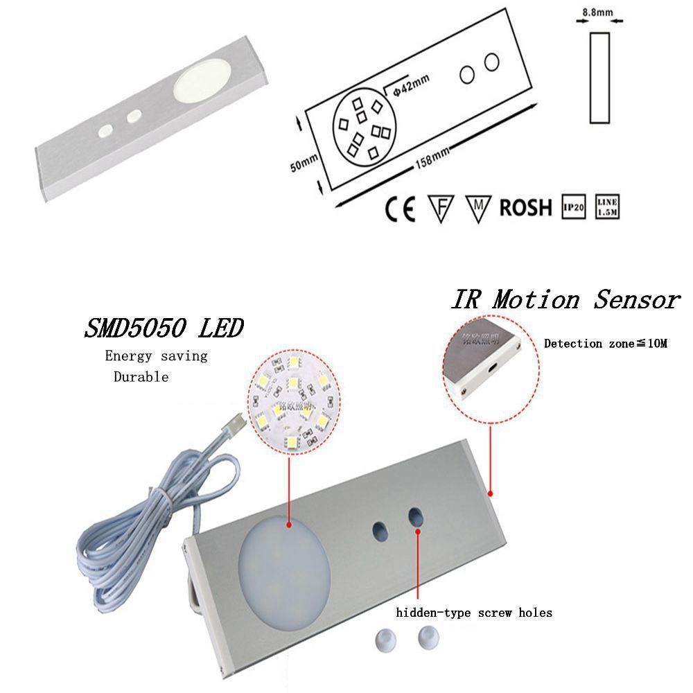 18W-9-LED-IR-Infrared-Motion-Cabinet-Light-Sensor-Night-Lamp-Warm-WhiteWhite-DC12V-1296687