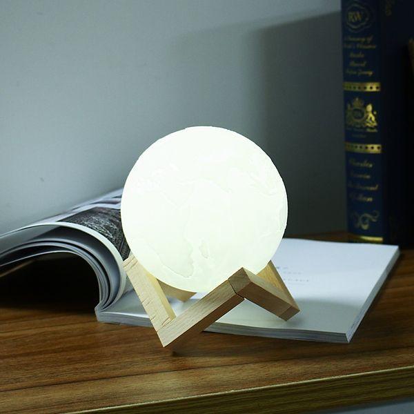 18cm-3D-Earth-Lamp-USB-Rechargeable-Touch-Sensor-Color-Changing-LED-Night-Light-Gift--DC5V-1288946