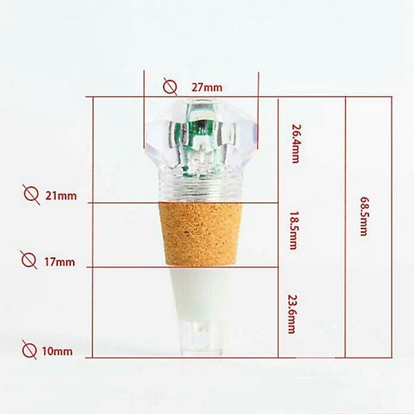 1W-Colorful-LED-Diamond-Shape-Wine-Bottle-Cap-Cork-Light-USB-Rechargeable-Home-Party-Decor-1209883