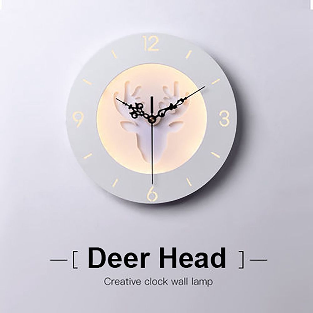 220V-LED-Nordic-Deer-Round-Clock-Night-Light-Wall-Lamp-Bedroom-Living-Room-Decor-24CM-1581540