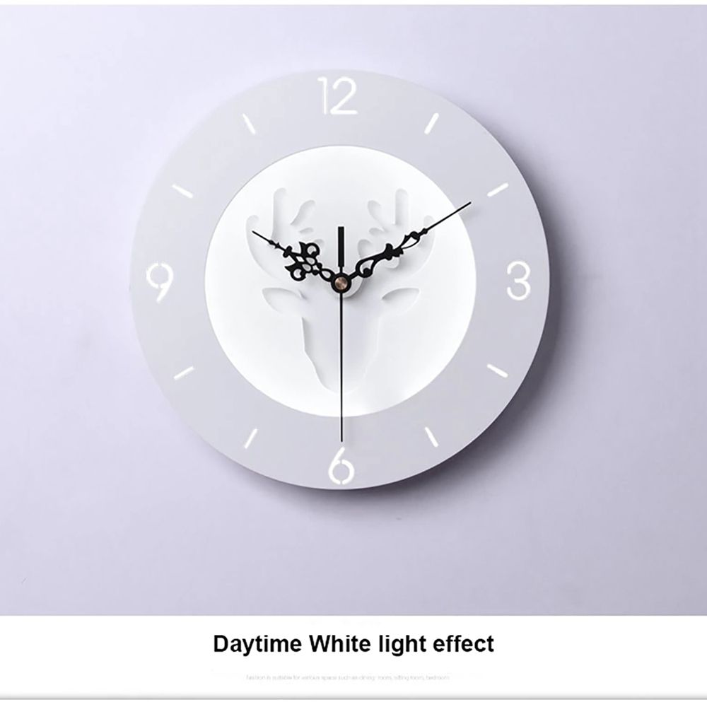 220V-LED-Nordic-Deer-Round-Clock-Night-Light-Wall-Lamp-Bedroom-Living-Room-Decor-24CM-1581540