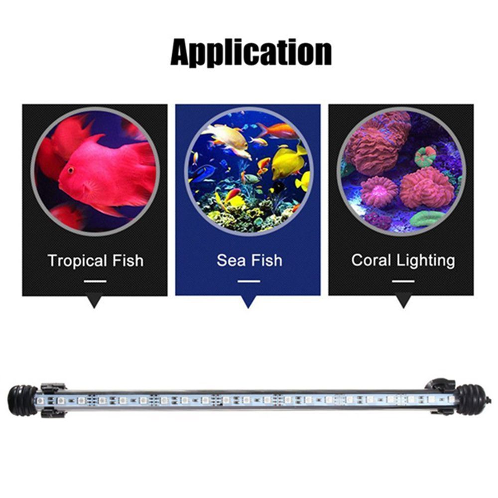 28CM-45W-SMD5050-RGB-LED-Aquarium-Fish-Tank-Light-Color-Changing-Bar-Submersible-Lamp--44Keys-Remote-1706028