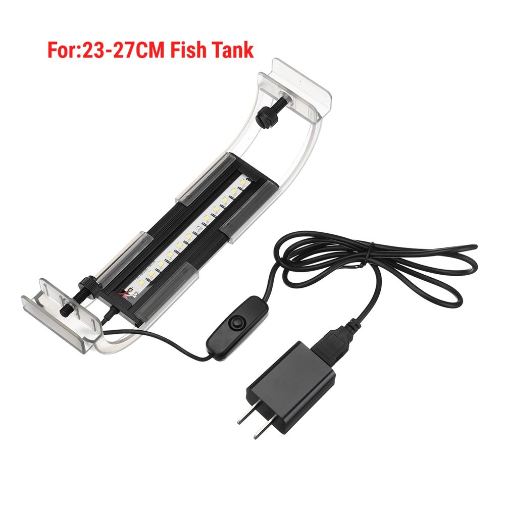 2W-13cm-Adjustable-2835-LED-Aquarium-Fish-Tank-Super-Slim-Light-Lamp-Black-1429384