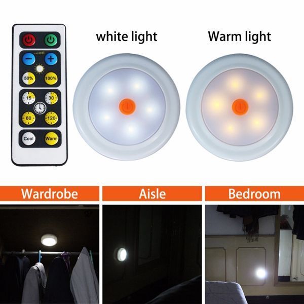 2pcs-4pcs-Remote-Control-LED-Cabinet-Wardrobe-Lights-Battery-Power-WhiteWarm-White-Dimmable-Timing-1233678