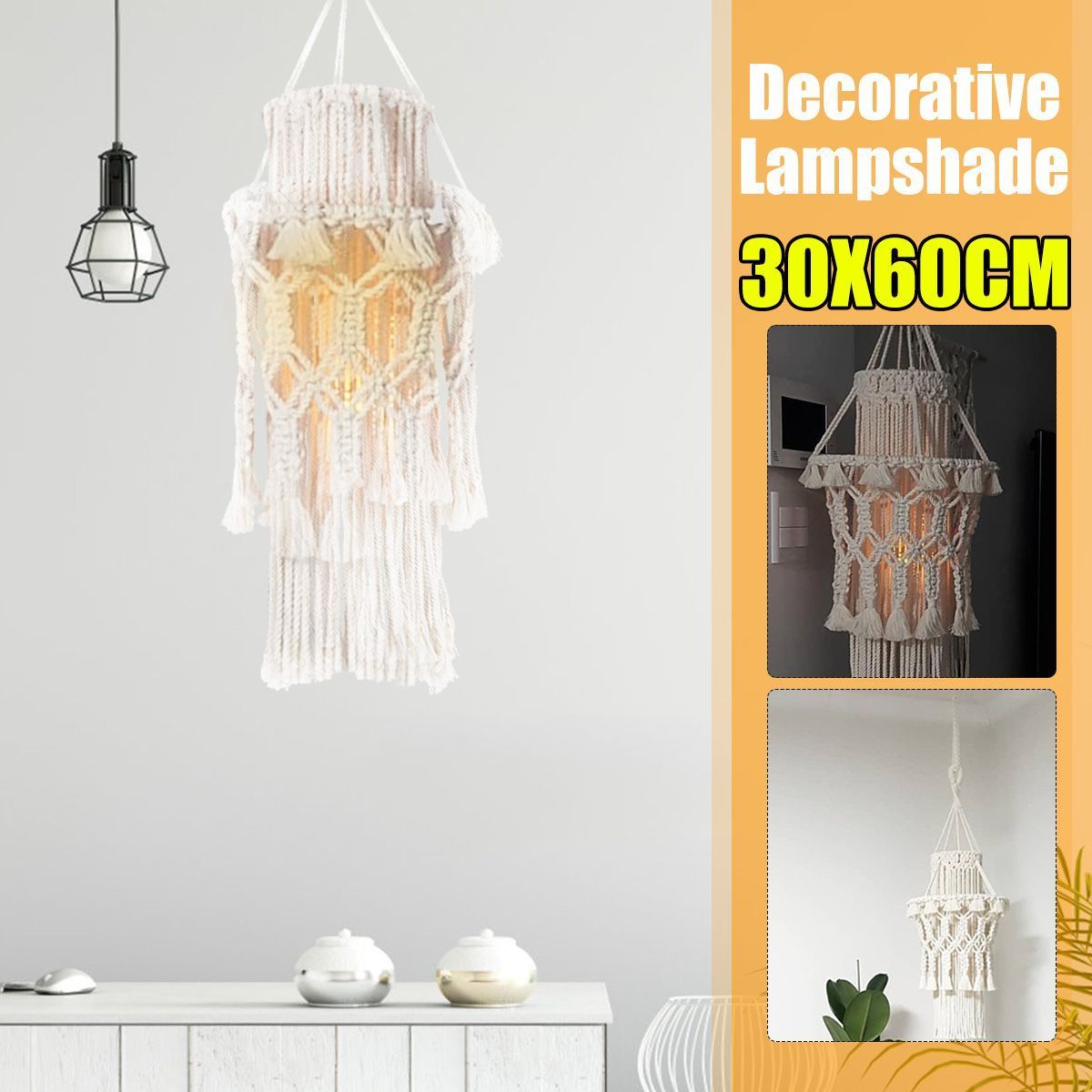 30x60CM-2-Tier-Lampshade-Ceiling-Light-Cover-Home-Pendant-Lamp-Chandelier-Lamp-Shade-1688920