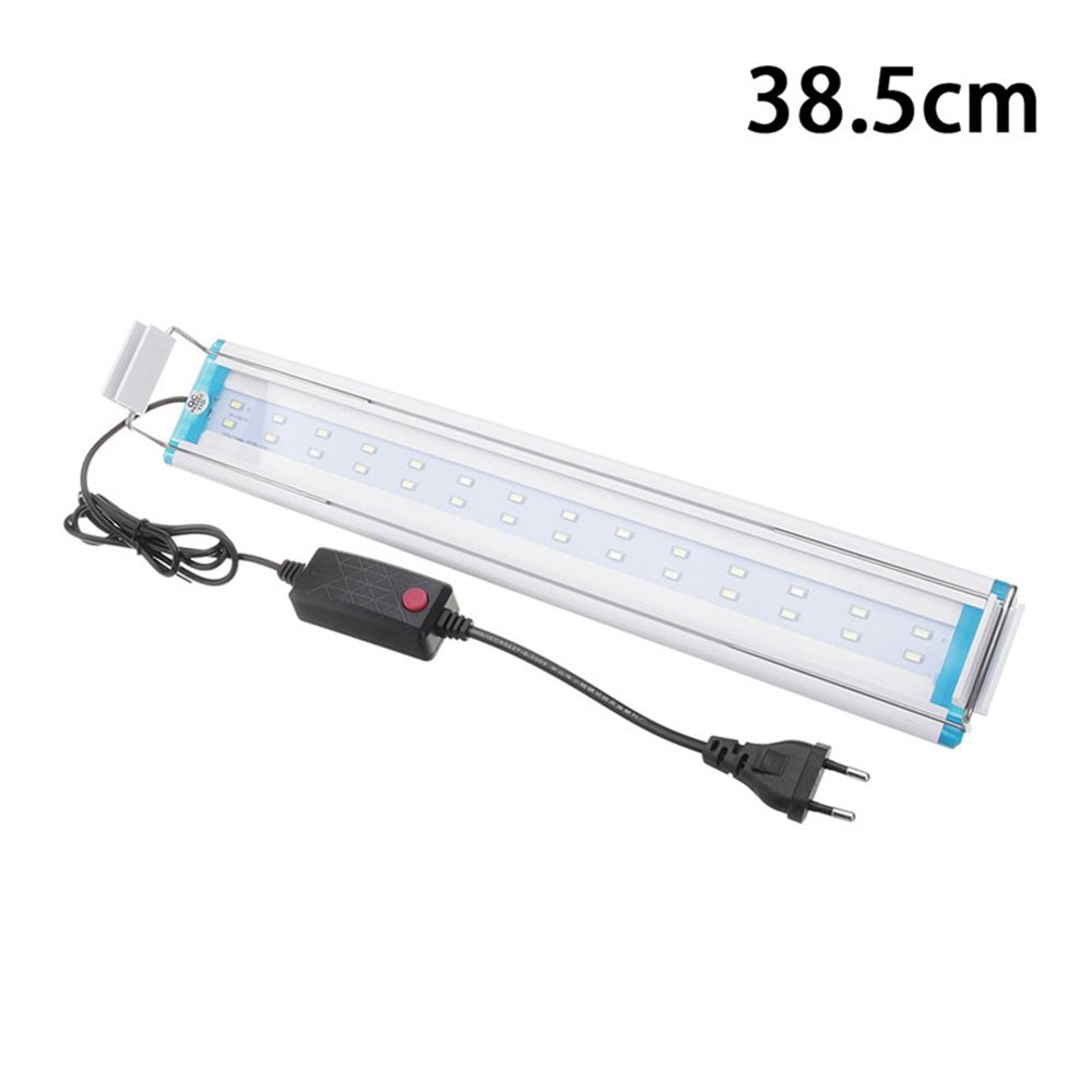 385CM-Aluminum-Adjustable-LED-Aquarium-Light--Fish-Tank-Panel-Lamp-BlueWhite-AC220V-1329348