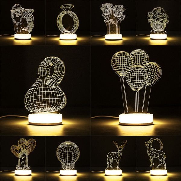 3D-Illusion-USB-LED-Night-Light-Warm-White-Desk-Table-Lamp-Xmas-Gift-1107818