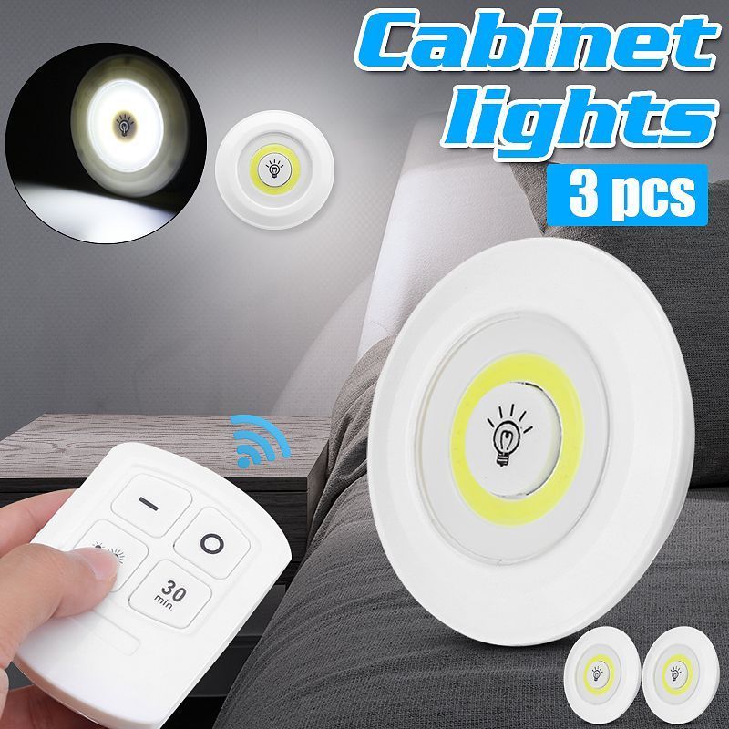 3Pcs-Night-Lights-Under-Cabinet-Lighting-Kit-COB-LED-Light-Closet-Bulb-Kitchen-Shelf-Counter-with-Re-1637834