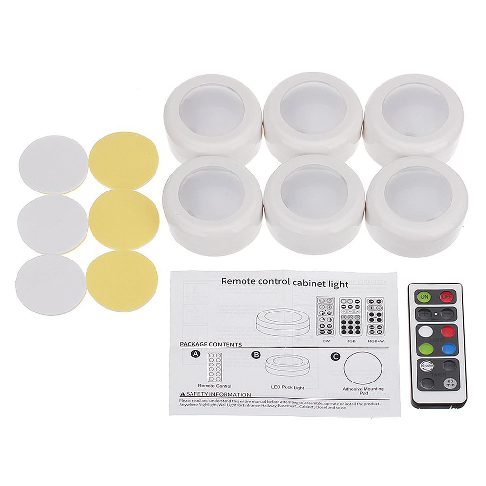 3pcs-6pcs-Colorful-LED-Cabinet-Lamp-Hallway-Counter-Kitchen-Display-Light-with-Remote-Controller-1517249