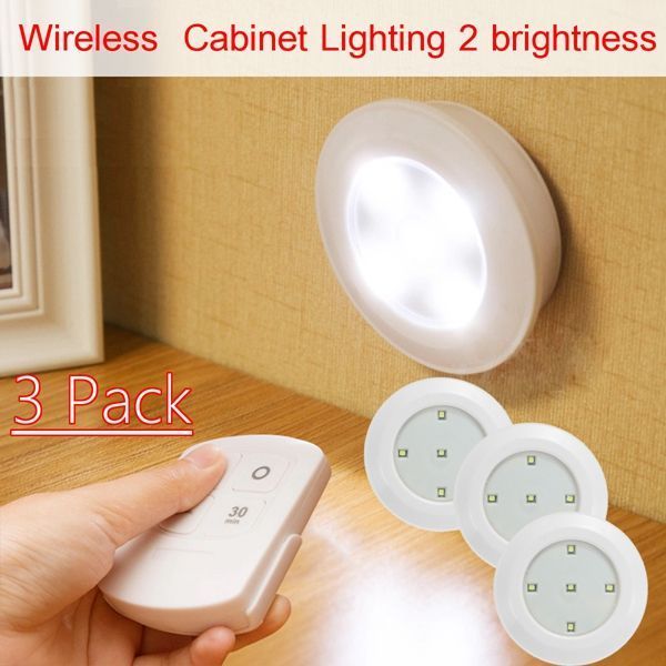 3pcs-Wireless-Remote-Control-LED-Night-Lights-Battery-Operated-Stick-on-Cabinet-Closet-Lamps-1259470