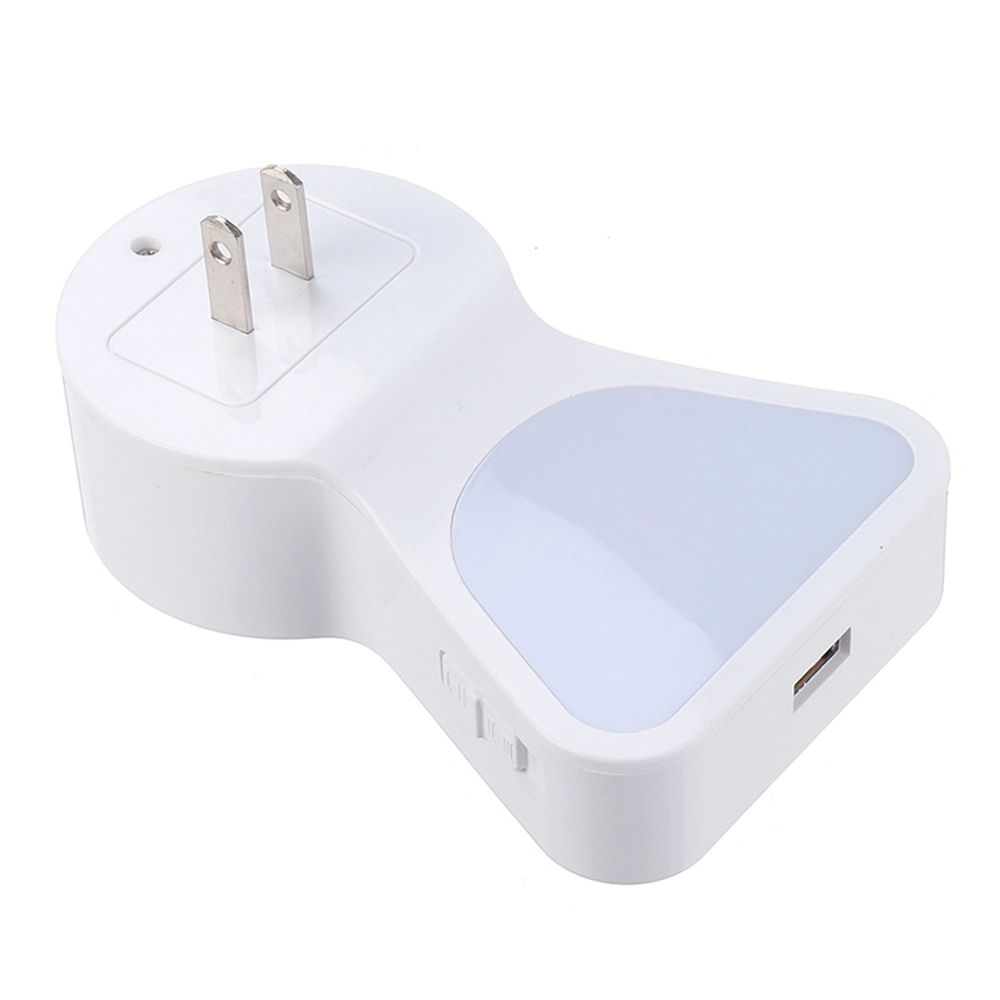 5A-9-LED-Plug-Socket-Lamp-Plug-in-Wall-Hallway-Night-Light-USB-Charging-USEU-Plug-1479176