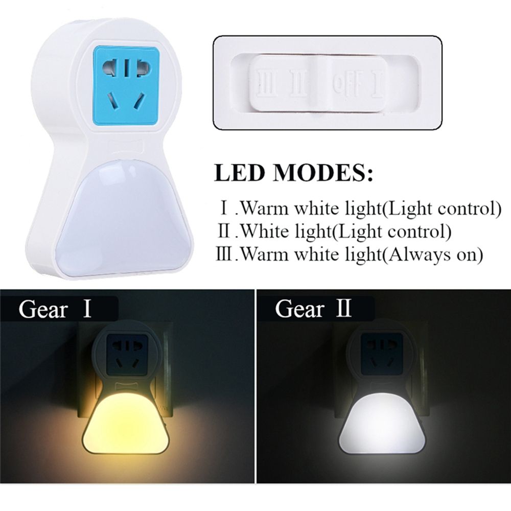 5A-9-LED-Plug-Socket-Lamp-Plug-in-Wall-Hallway-Night-Light-USB-Charging-USEU-Plug-1479176