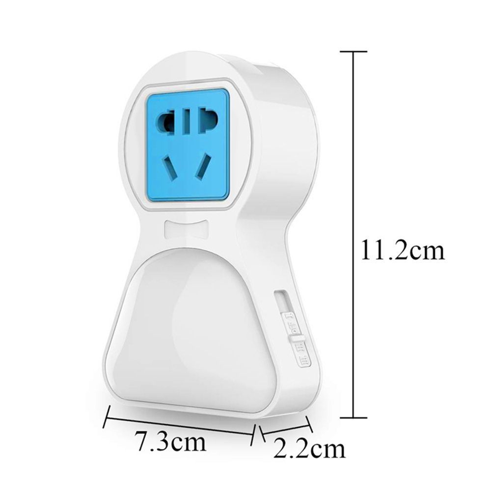 5A-9-LED-Plug-Socket-Lamp-Plug-in-Wall-Hallway-Night-Light-USB-Charging-USEU-Plug-1479176