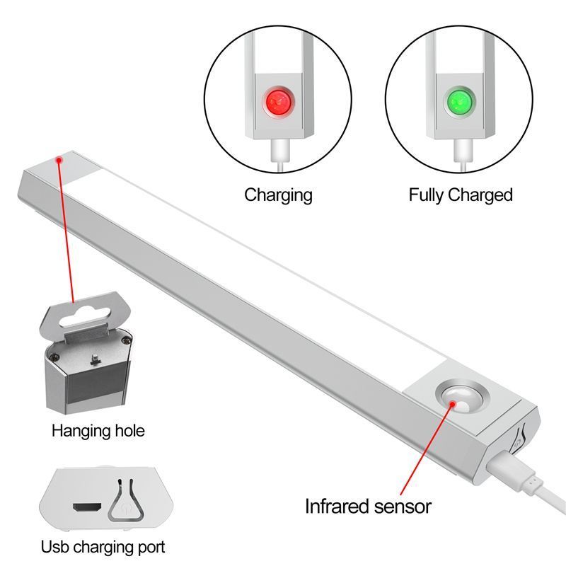 60-LED-USB-Rechargeable-Motion-Sensor-Closet-Light-Wireless-Under-Cabinet-Lamp-1628765
