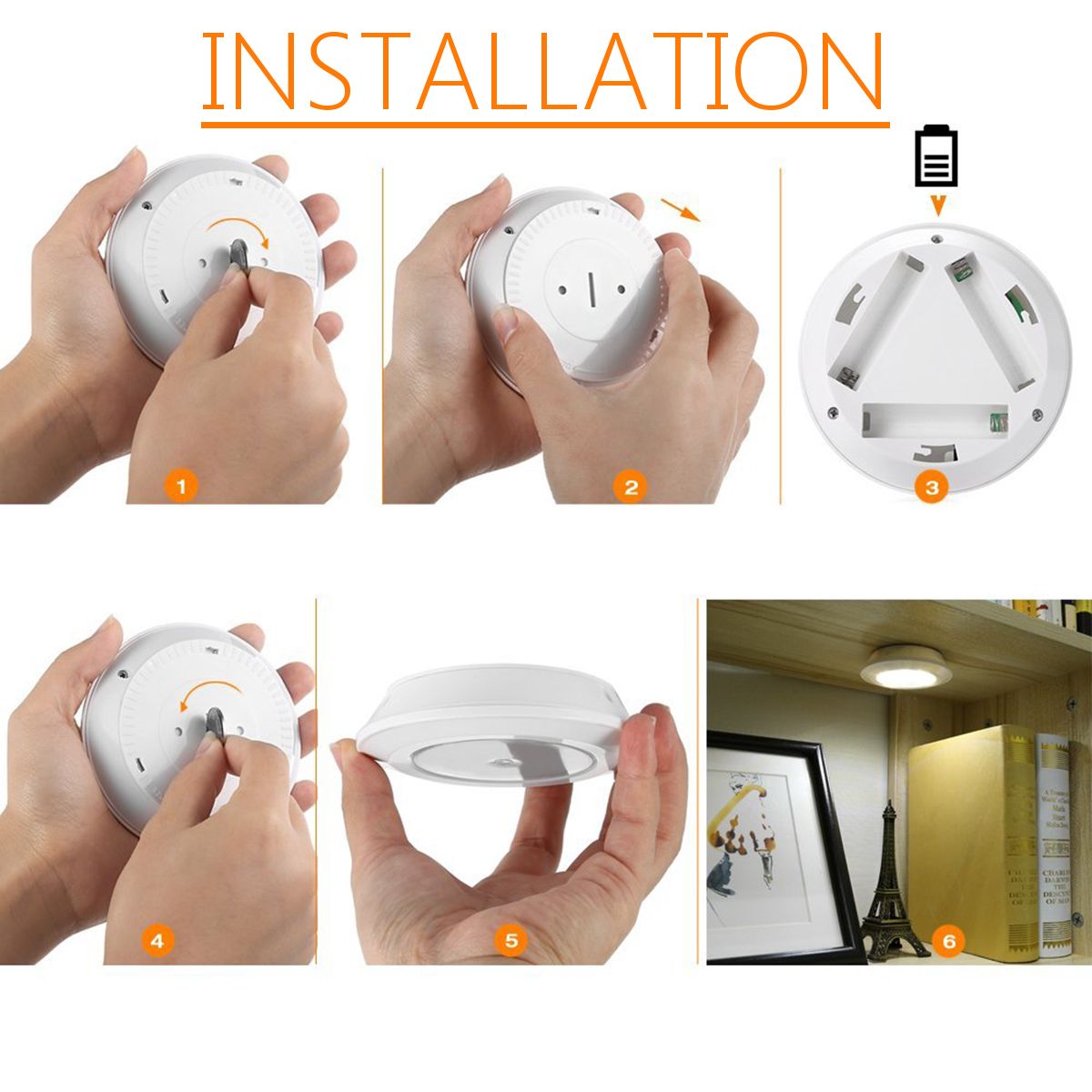 6PCS-LED-Wireless-Cabinet-Light-Kitchen-Counter-Under-Touch-Closets-Lighting-Puck-Lamp-with-Remote-C-1697727