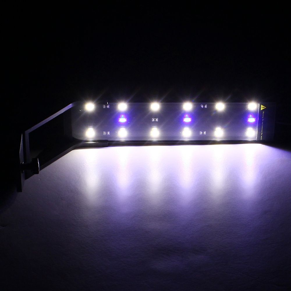 6W-23cm-Blue--White-LED-Adjustable-Aquarium-Fish-Tank-Lamp-Super-Slim-Clip-On-Light-1358339