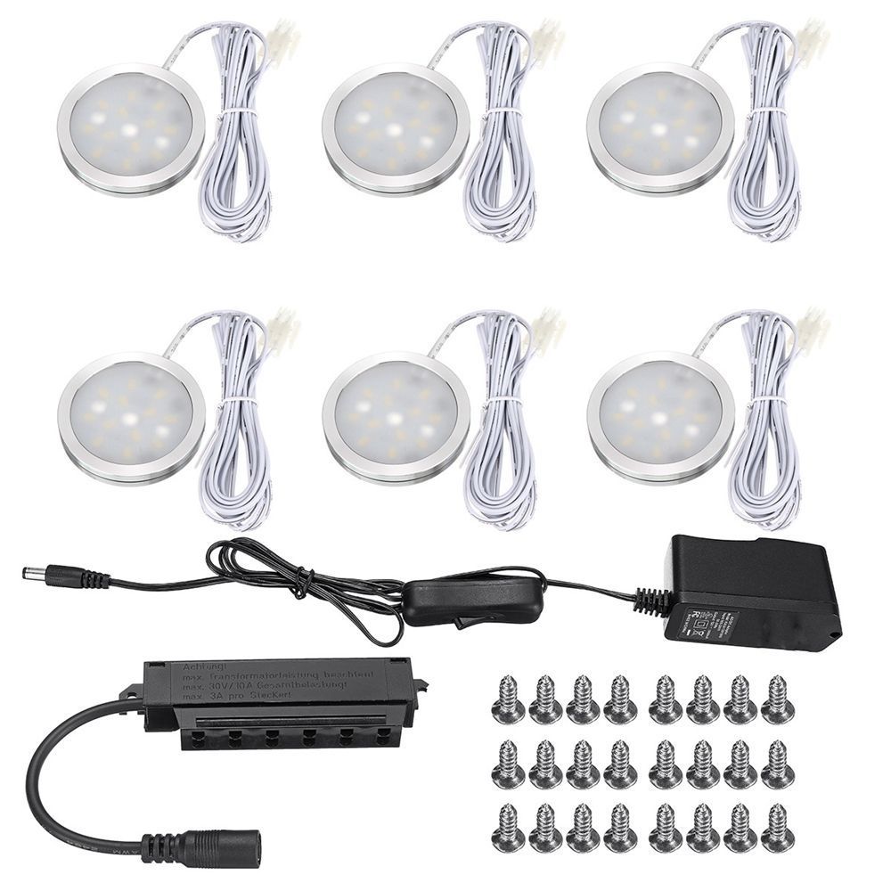 6pcs-Round-LED-Under-Cabinet-Light-Kit-Kitchen-Shelf-Lamp-Counter-DIY-1431643