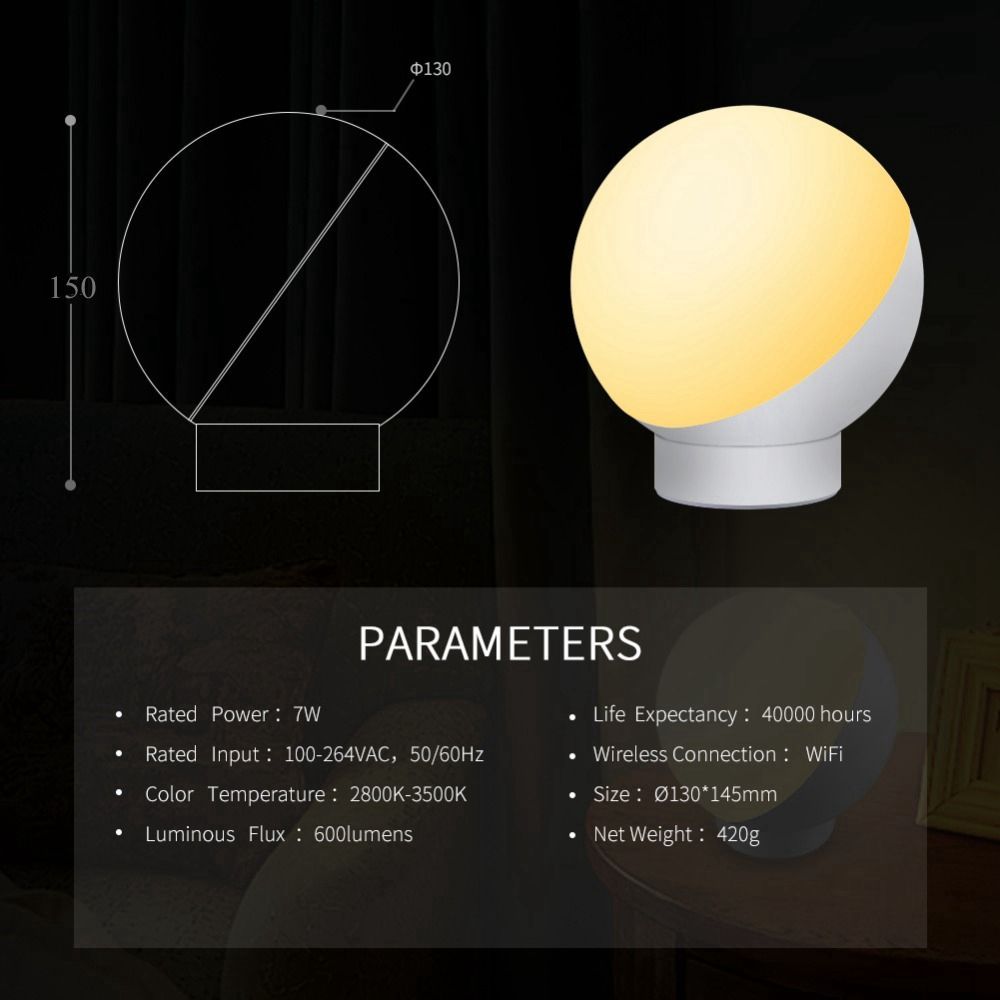 7W-Smart-Table-Lamp-RGB-Warm-White-WifI-APP-Control-Dimmable-Night-Light-Amazon-Alex-Google-Home-AC1-1347956