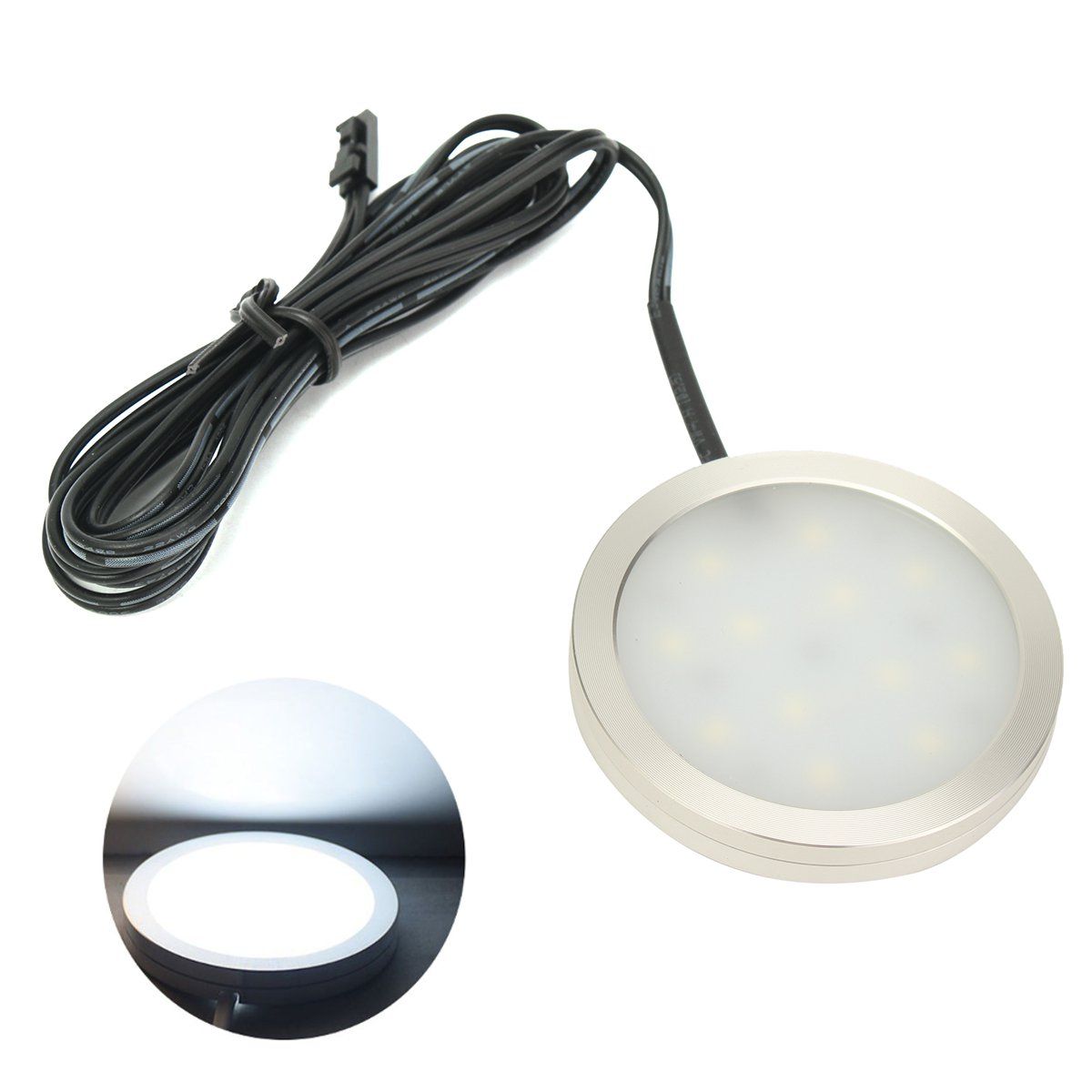 8PCS-LED-Cabinet-Light-White-Dimmable-Kitchen-Counter-Under-Puck-RF-Wireless-Remote-Control--Power-S-1682682