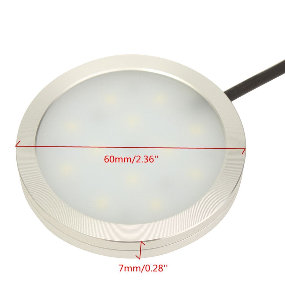 8PCS-LED-Cabinet-Light-White-Dimmable-Kitchen-Counter-Under-Puck-RF-Wireless-Remote-Control--Power-S-1682682