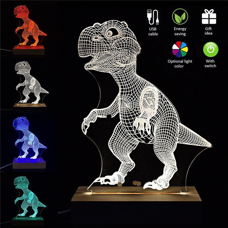Acrylic-USB-3D-Dinosaur-LED-Desk-Lamp-Night-Light-Kid-Cartoon-Lantern-Gifts-1641499