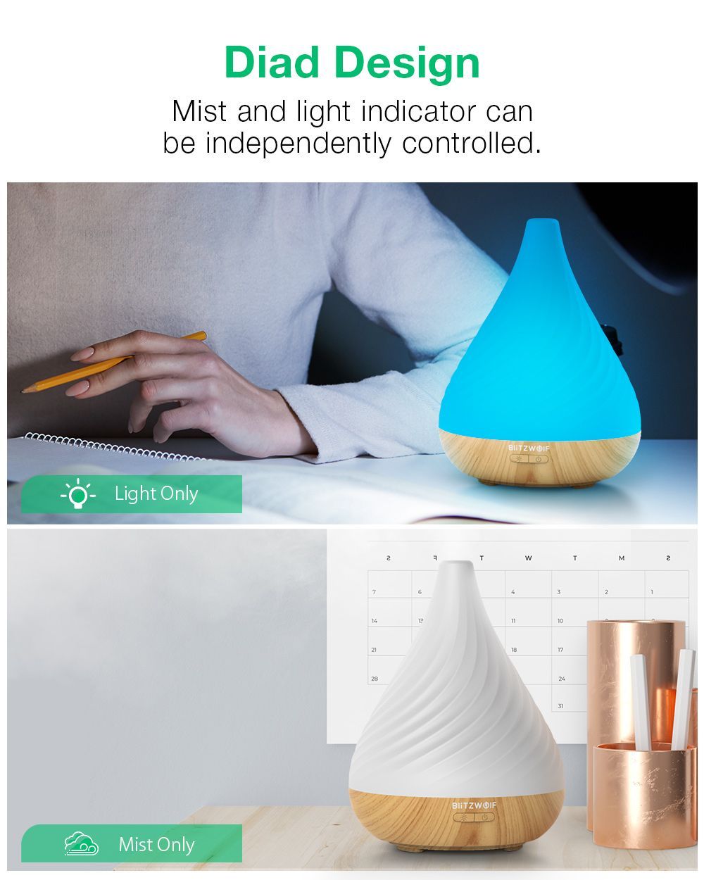 BlitzWolfregBW-FUN12-200mL-Capacity-Aroma-Diffuser-Humidifier-With-Ultrasonic-Atomization-RGB-Night--1741956