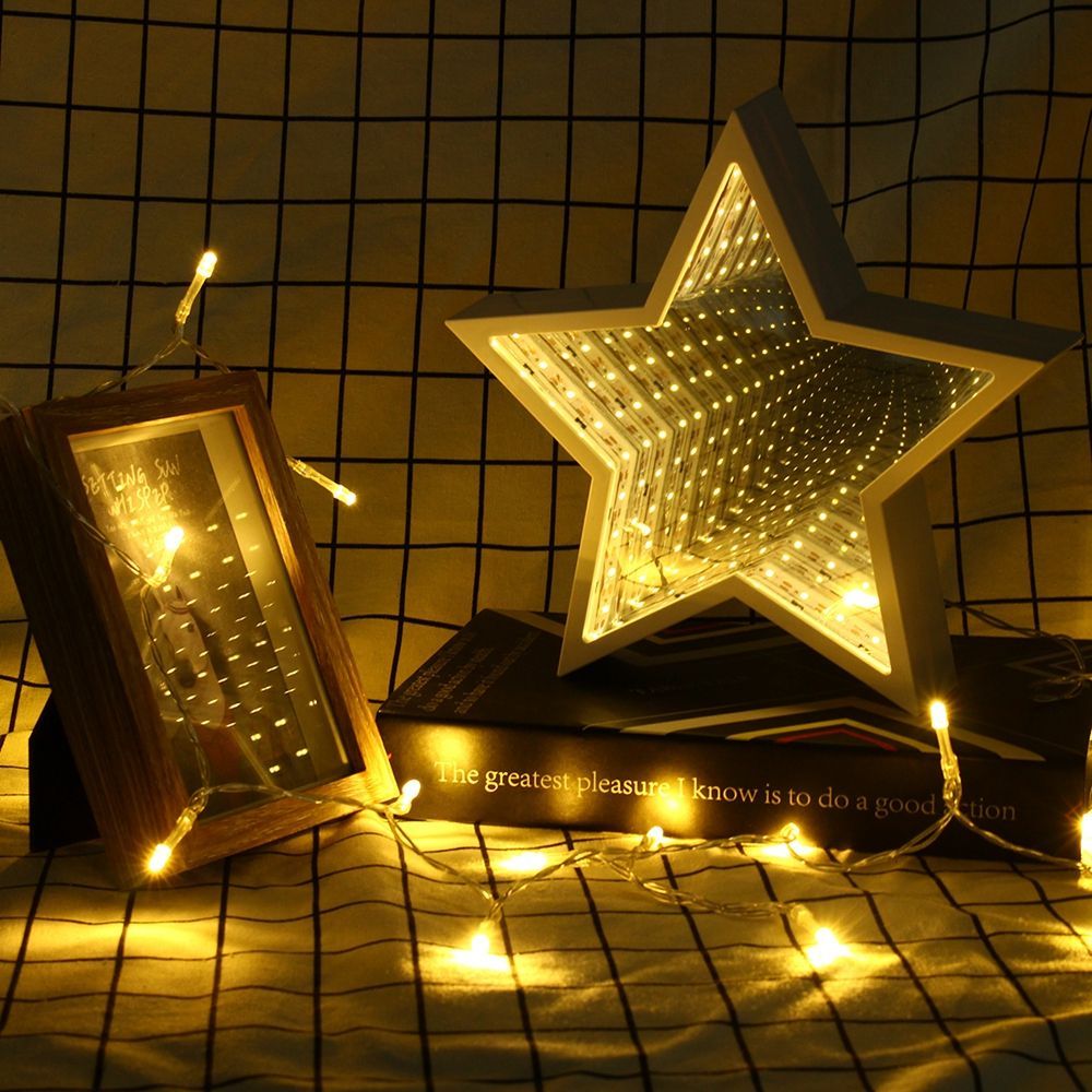 Creative-Cute-Star-Mirror-Lamp-LED-Tunnel-Night-Light-for-Kid-Gift-Atmosphere-Light-WhiteWarm-White-1302978