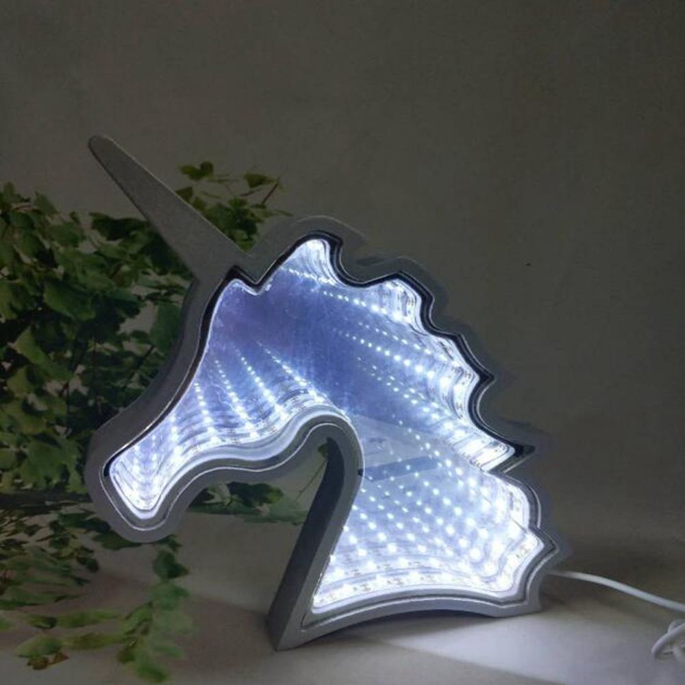 Creative-Cute-Unicorn-Mirror-Lamp-LED-Tunnel-Night-Light-for-Kid-Atmosphere-Light-WhiteWarm-White-1302999