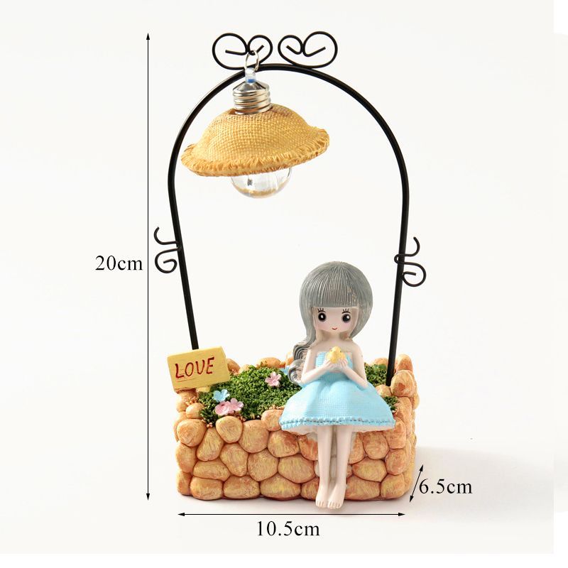 Creative-Farm-Girl-Table-Night-Light-Resin-Craft-Character-Ornaments-Xmas-Gifts-1640922