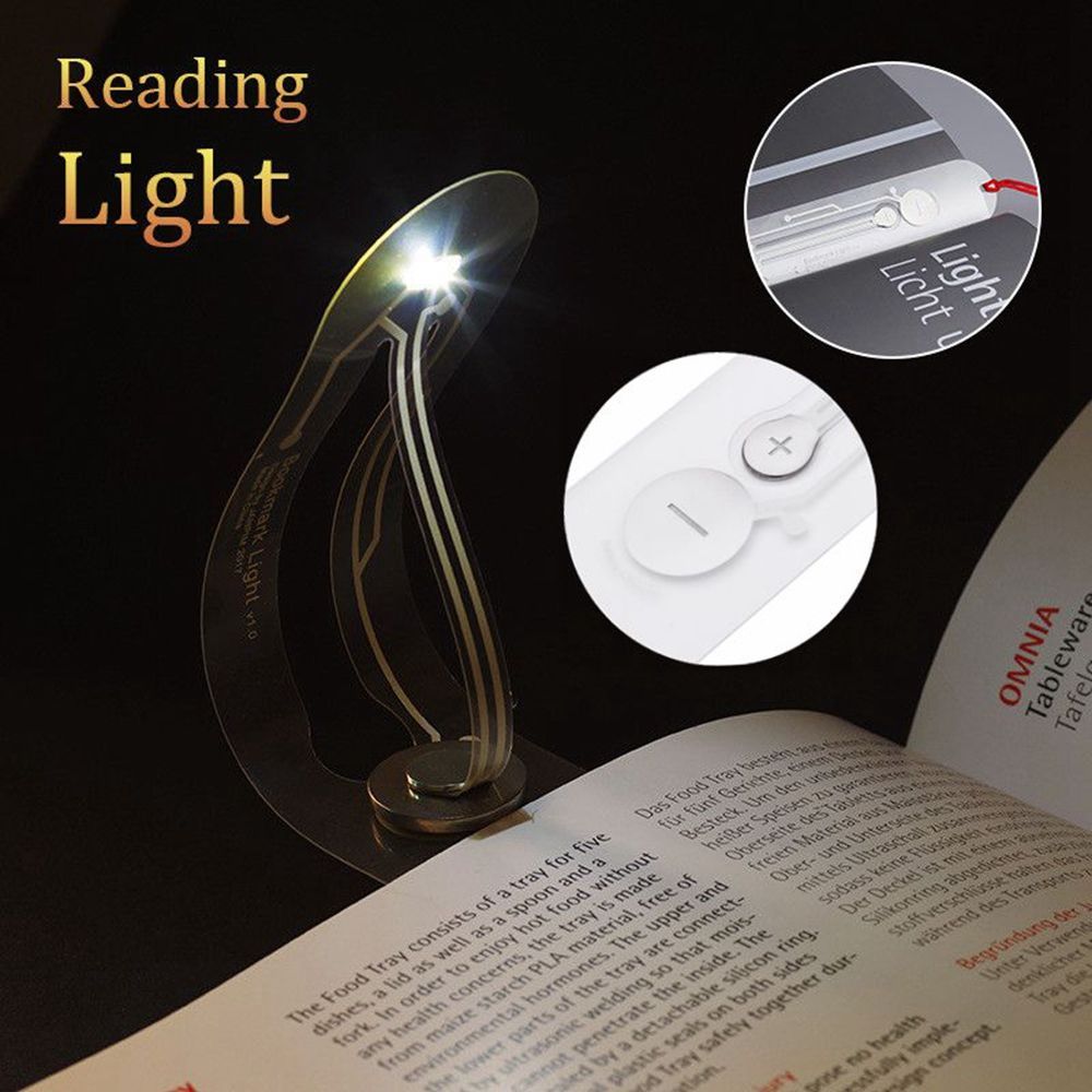 Creative-Flexible-Folding-LED-Clip-On-Reading-Book-Light--Battery-Powered-Bookmark-Desk-Lamp-1316570