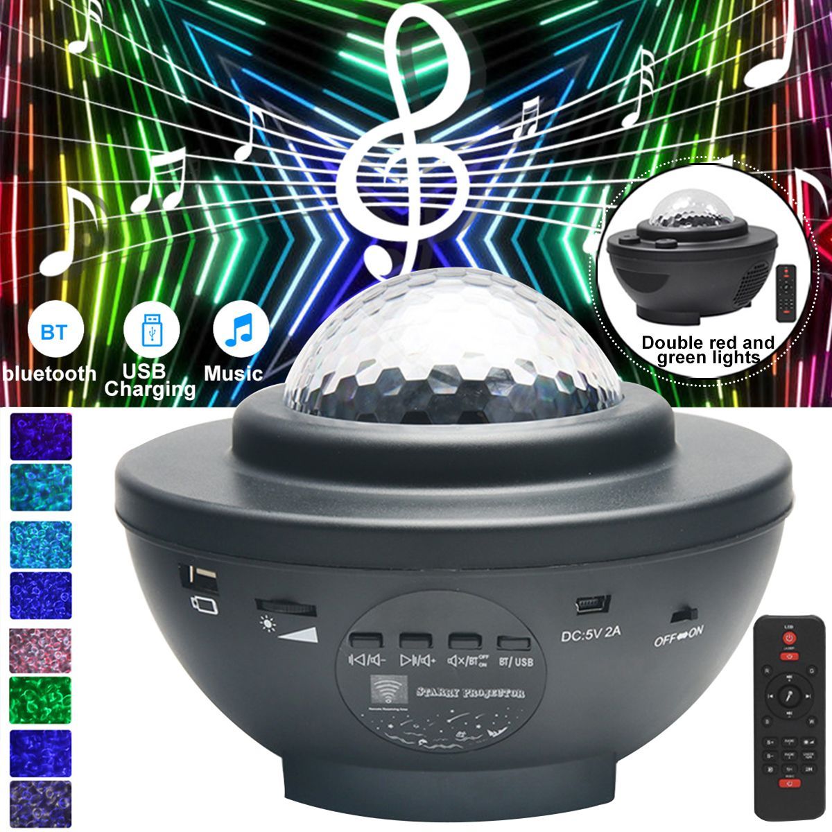 LED-Galaxy-Starry-Night-Light-Projector-Ocean-Star-Sky-Party-Speaker-Lamp-Remote-1726599