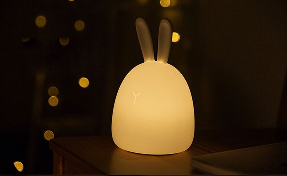 LUSTREON-1W-USB-Rabbit-LED-Night-Light-Silicone-Pat-Control-Multicolor-for-Children-Baby-Moon-Lamp-1342425