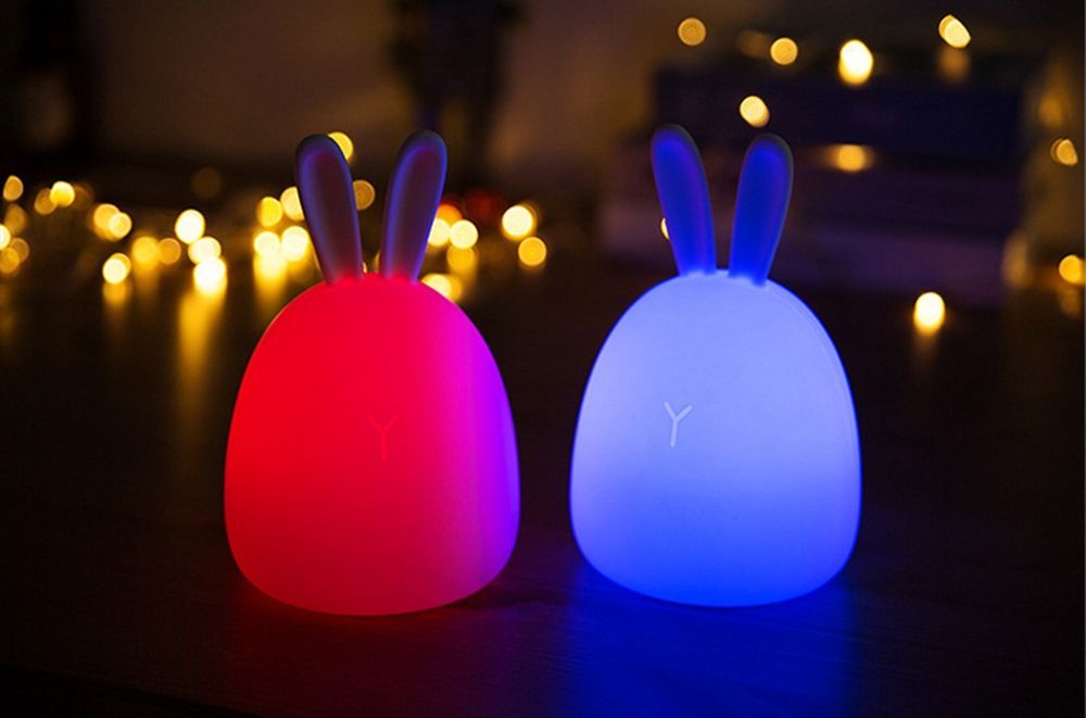 LUSTREON-1W-USB-Rabbit-LED-Night-Light-Silicone-Pat-Control-Multicolor-for-Children-Baby-Moon-Lamp-1342425