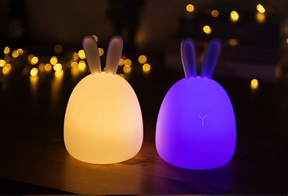 LUSTREON-1W-USB-Rabbit-LED-Night-Light-Silicone-Pat-Control-Multicolor-for-Children-Baby-Moon-Lamp-1342425