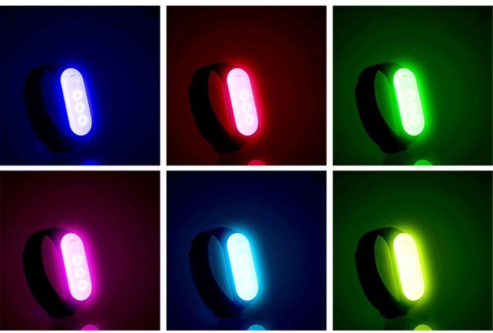 LUSTREON-Colorful-LED-Glowing-Wristband-Bracelet-Detachable-10-Modes-Sports-Band-Night-Light-1379529