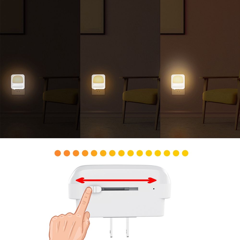 Light-Sensor-Plug-in-Dimmable-LED-Night-Light-Bedside-Wall-Lamp-Home-Indoor-Decor-AC100-240V-1534744