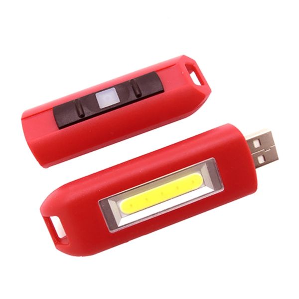 Mini-05W-USB-Rechargeable-COB-LED-Keychain-Light-Flashlight-Pocket-Torch-1229042