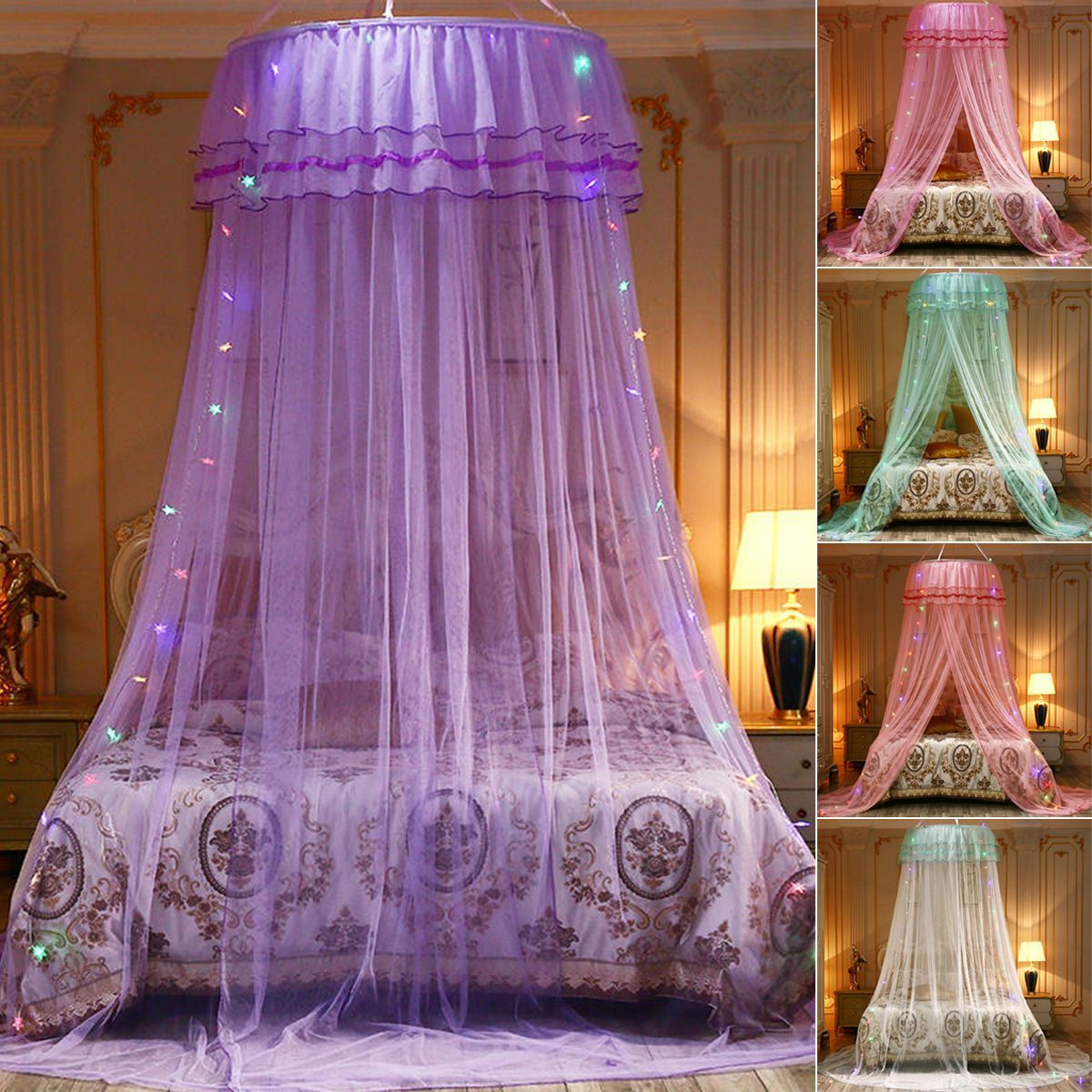 Mosquito-Net-Bedding-Lace-LED-Light-Princess-Dome-Mesh-Bed-Canopy-Bedroom-Decor-1682937