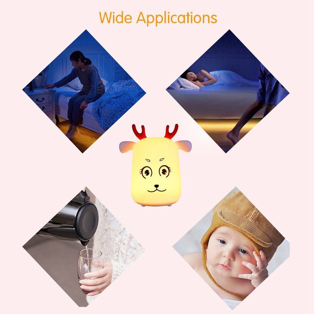 Novel-Cute-LED-Rechargeable-Silicone-Deer-Night-Light-Tap-Control-Bedroom-Home-Decor-Lamp-Kids-Gift-1381211