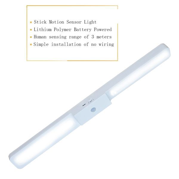 Portable-20-LED-Light-Sensor--PIR-Motion-Cabinet-Light-USB-Rechargeable-for-Wardrobe-Closet-Stairs-1225832