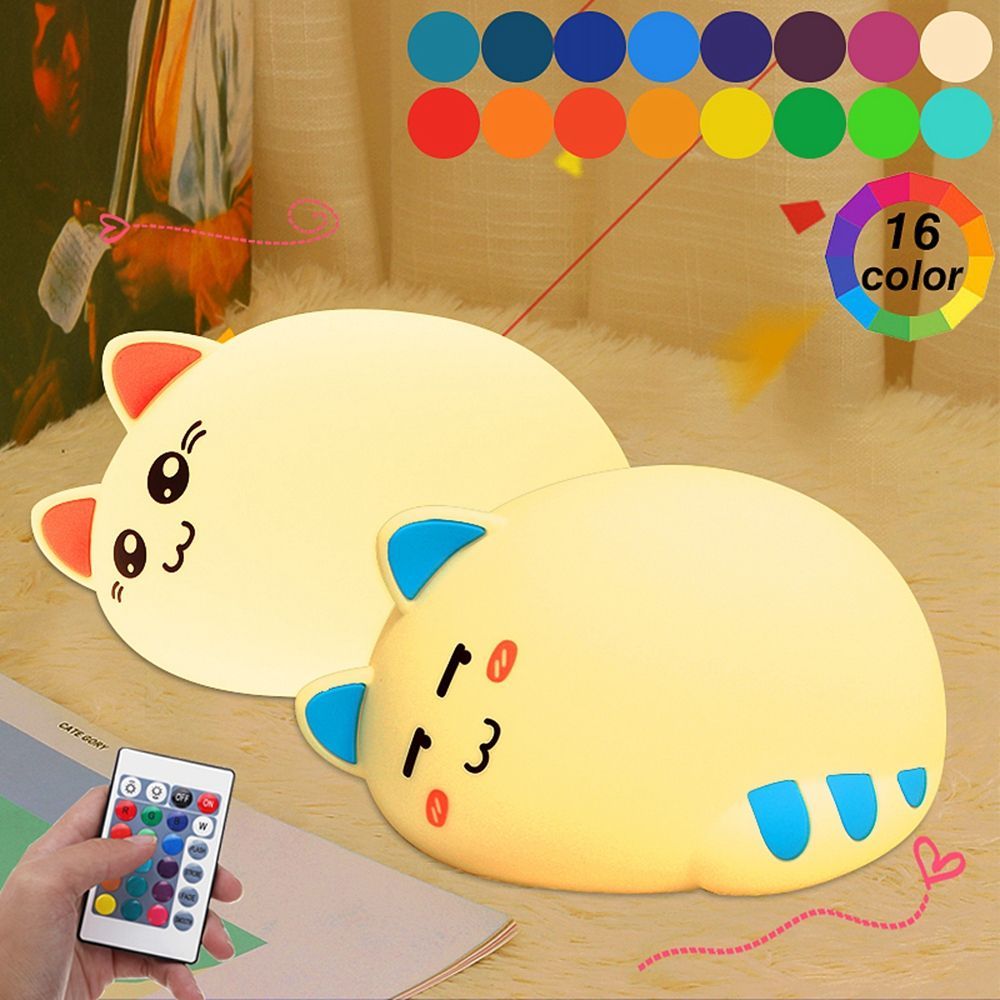 RGB-USB-Rechargeable-LED-Kid-Children-Cat-Night-Light-Lamp-Nursery-Baby-Bedroom-1555476