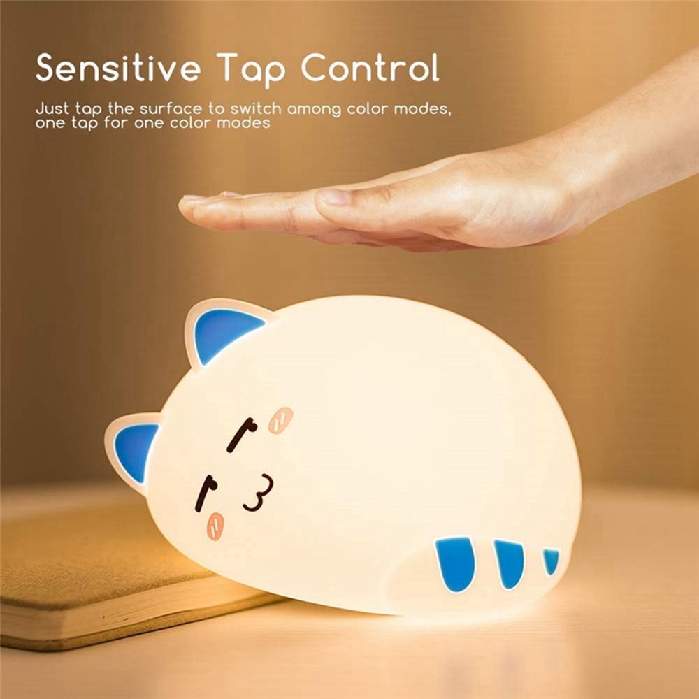 RGB-USB-Rechargeable-LED-Kid-Children-Cat-Night-Light-Lamp-Nursery-Baby-Bedroom-1555476