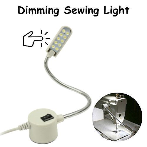 Sewing-Machine-10-LED-Super-Bright-Gooseneck-Magnetic-Base-Light-Lamp-110V-1320063