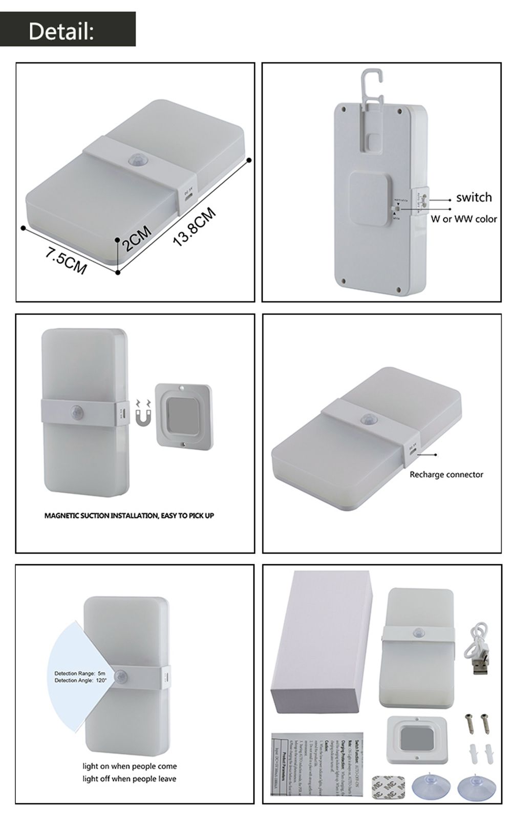 Two-Color-USB-Rechargeable-Magnet-PIR-Motion-Sensor-LED-Cabinet-Light-Bedroom-Stair-Night-Wall-Lamp-1393515