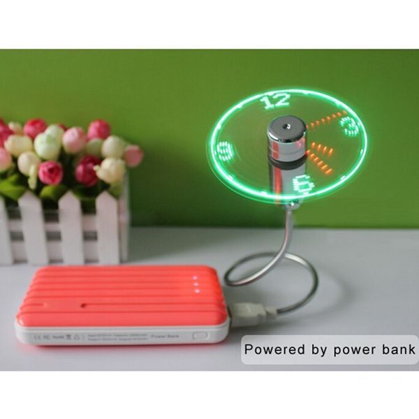 USB-Mini-Flexible-Fan-Clock-with-LED-Light-For-PC-Laptop-992178