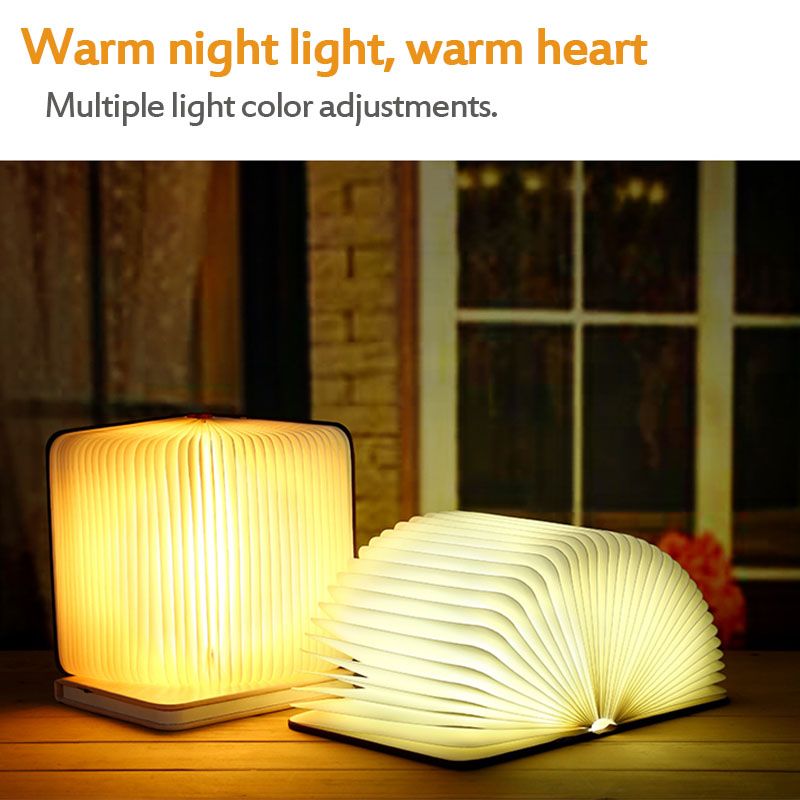 USB-Rechargeable-Wooden-Folding-LED-Night-Creative-Flip-Book-Light-Magnetic-Table-Lamp-1711078