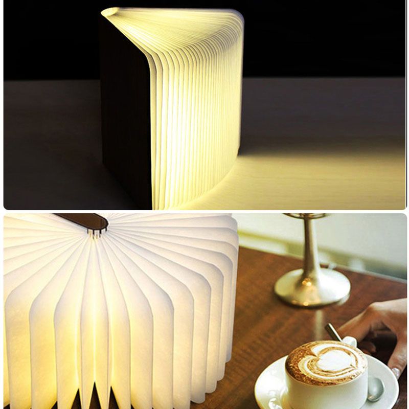 USB-Rechargeable-Wooden-Folding-LED-Night-Creative-Flip-Book-Light-Magnetic-Table-Lamp-1711078