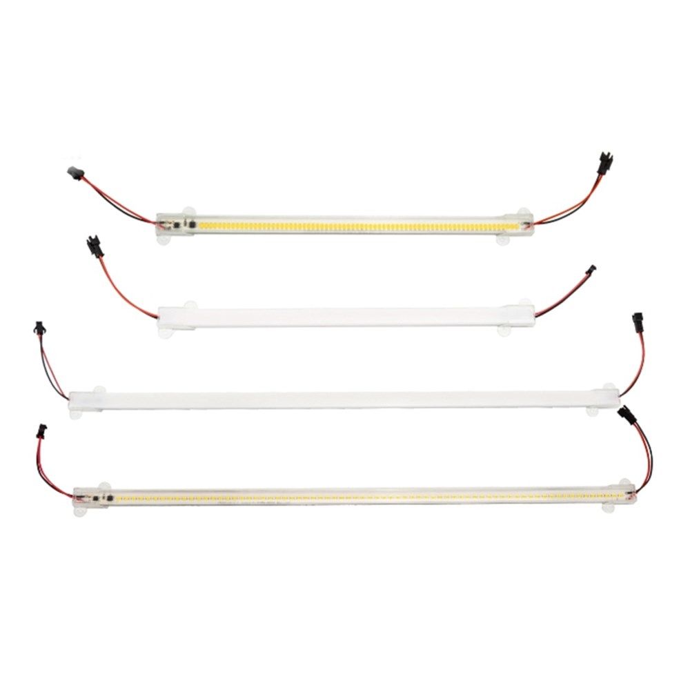 10PCS-30CM50CM-TransparentMilky-White-Shell-7W-2835-LED-Rigid-Strip-Bar-Light-for-Kitchen-Indoor-Bed-1758998