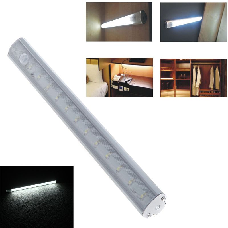 30CM-12W-PIR-Motion-Sensor-LED-Cabinet-Closet-Rigid-Light-for-Kitchen-Wardrobe-Cupboard-DC6V-1260687