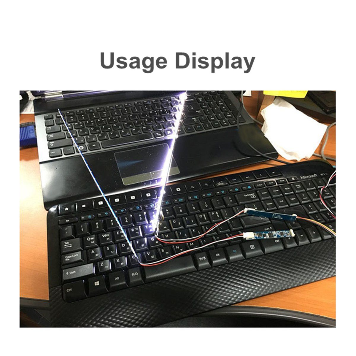 330mm-LED-Backlight-Rigid-Strip-Kit-Update-7-154-CCFL-LCD-Screen-Laptop-Monitor-DC9-25V-1327718